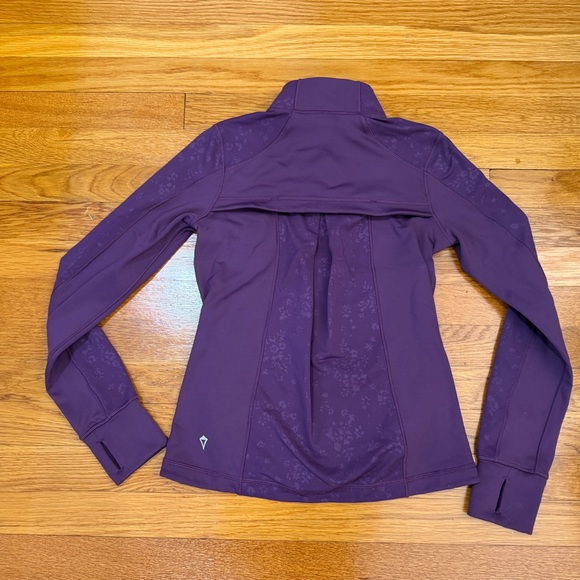 Ivivva (Lululemon) Define Style Jacket in Dark Purple - Girls Size 12 - Picture 6 of 6